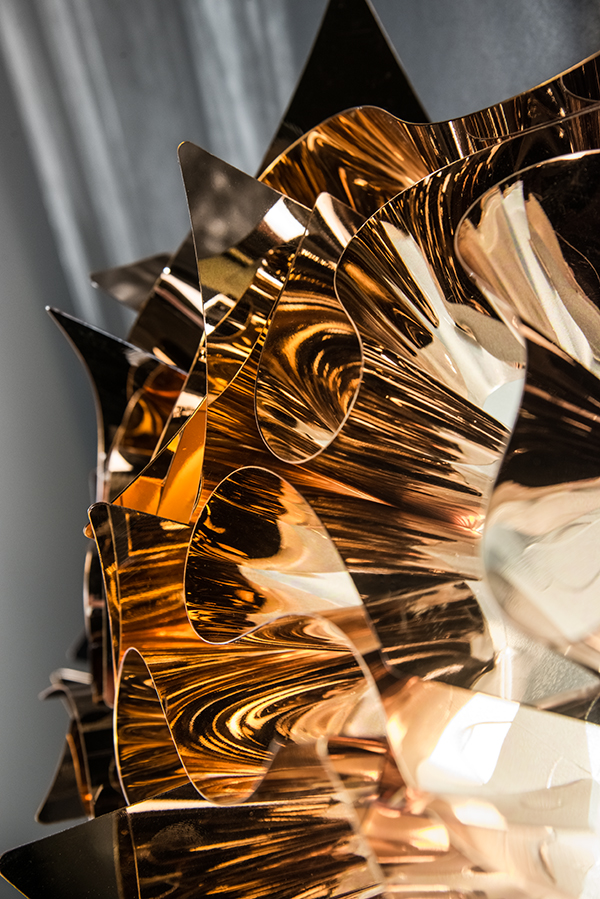 SLAMP lampe à suspension VELI SUSPENSION COPPER