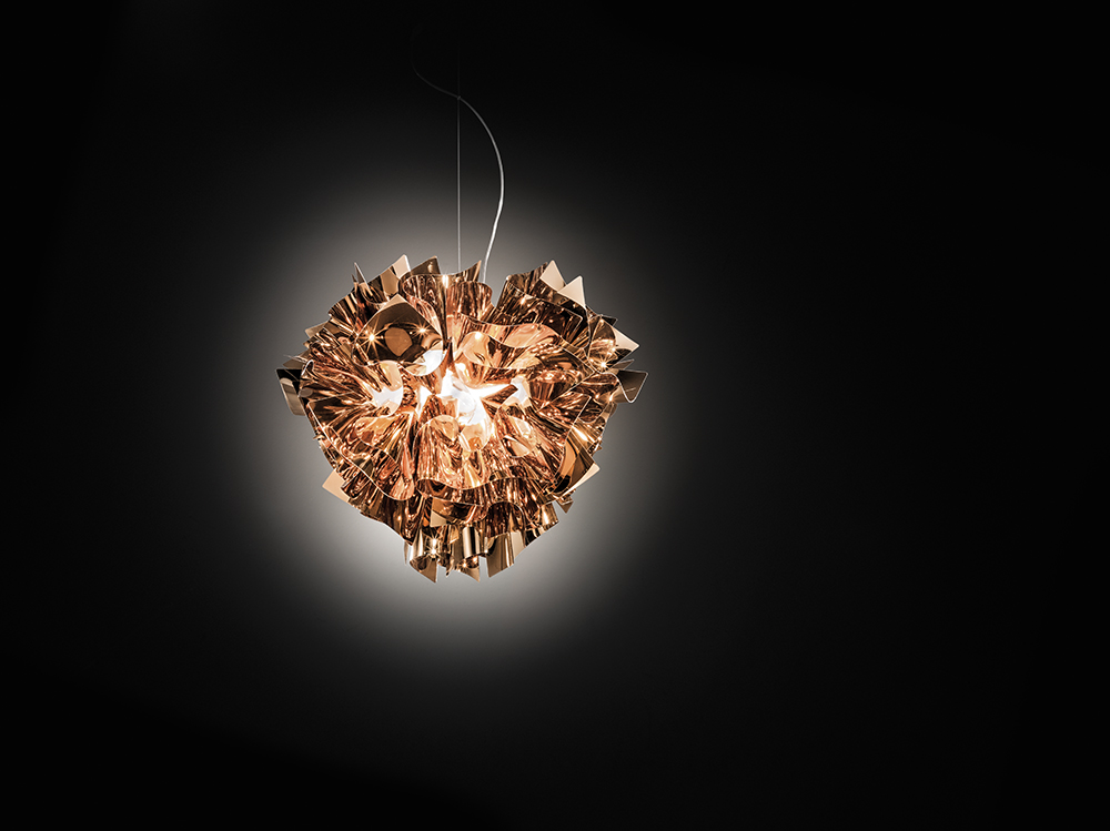 SLAMP lampe à suspension VELI SUSPENSION LARGE COPPER