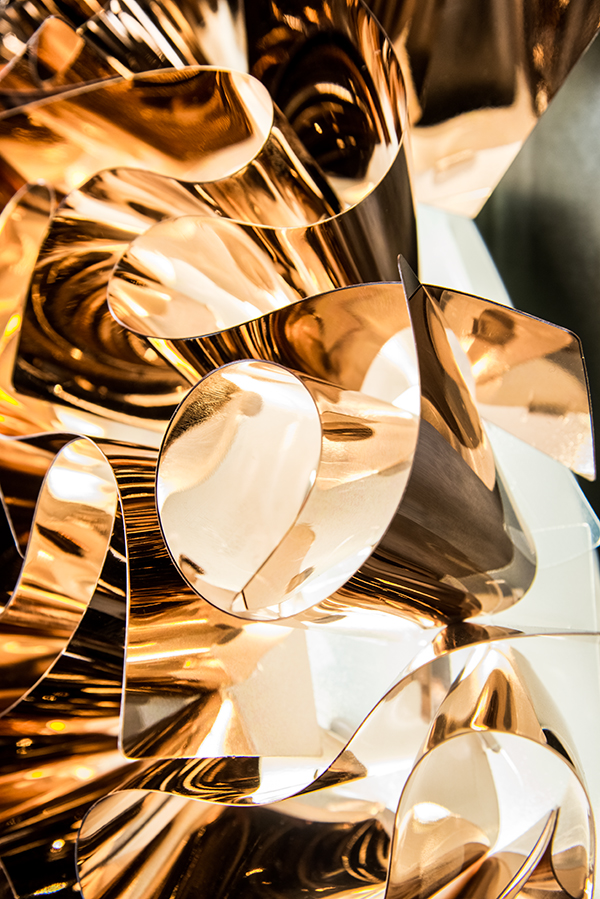 SLAMP lampe à suspension VELI SUSPENSION LARGE COPPER