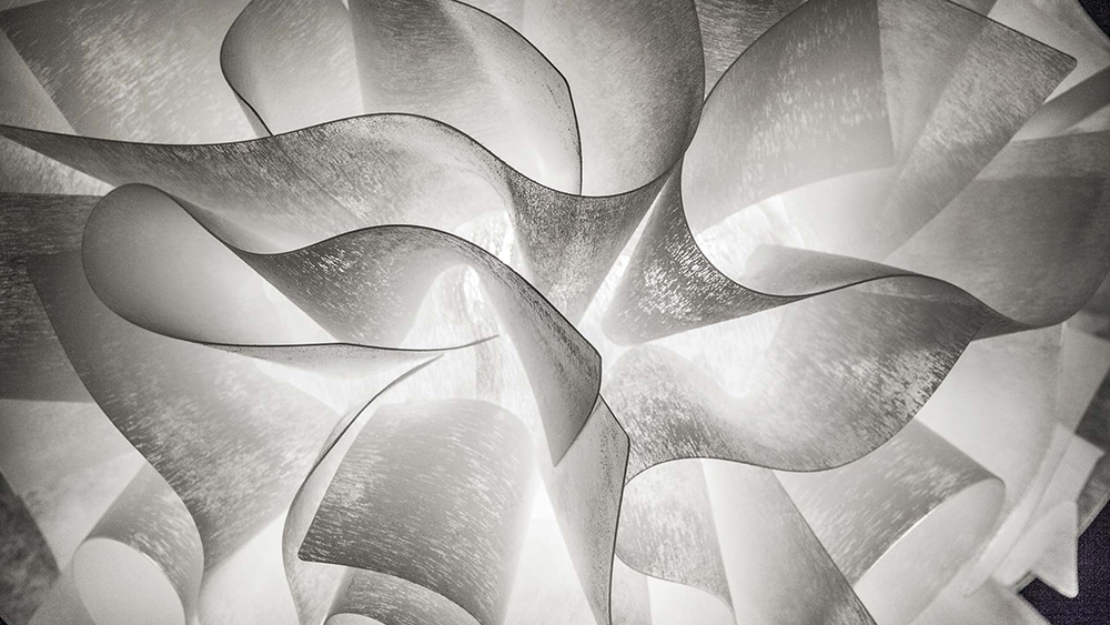 SLAMP lampe à suspension VELI SUSPENSION LARGE COUTURE