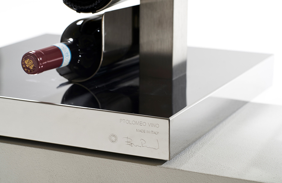 OPINION CIATTI porte-bouteilles vertical autoportant PTOLOMEO VINO H 155 cm