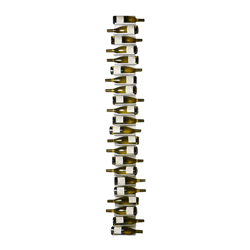 OPINION CIATTI porte-bouteilles vertical mural PTOLOMEO VINO WALL H 208 cm