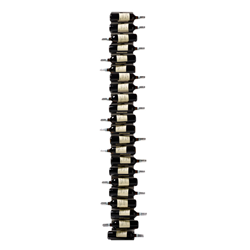 OPINION CIATTI porte-bouteilles vertical mural PTOLOMEO VINO WALL H 208 cm