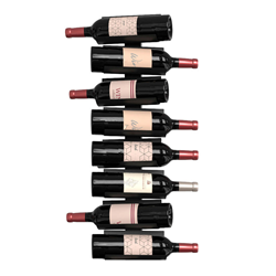 OPINION CIATTI porte-bouteilles vertical mural PTOLOMEO VINO WALL H 75 cm