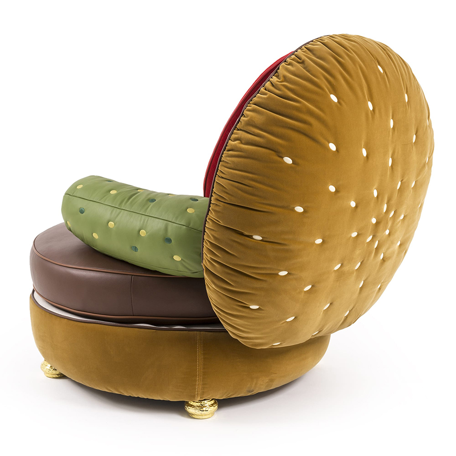 SELETTI fauteuil rembourré BURGER CHAIR