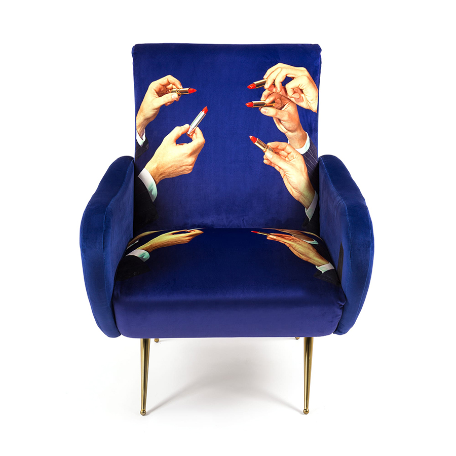 SELETTI fauteuil rembourré TOILETPAPER ARMCHAIR