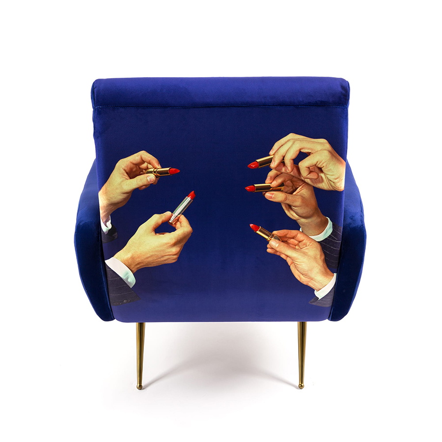 SELETTI fauteuil rembourré TOILETPAPER ARMCHAIR
