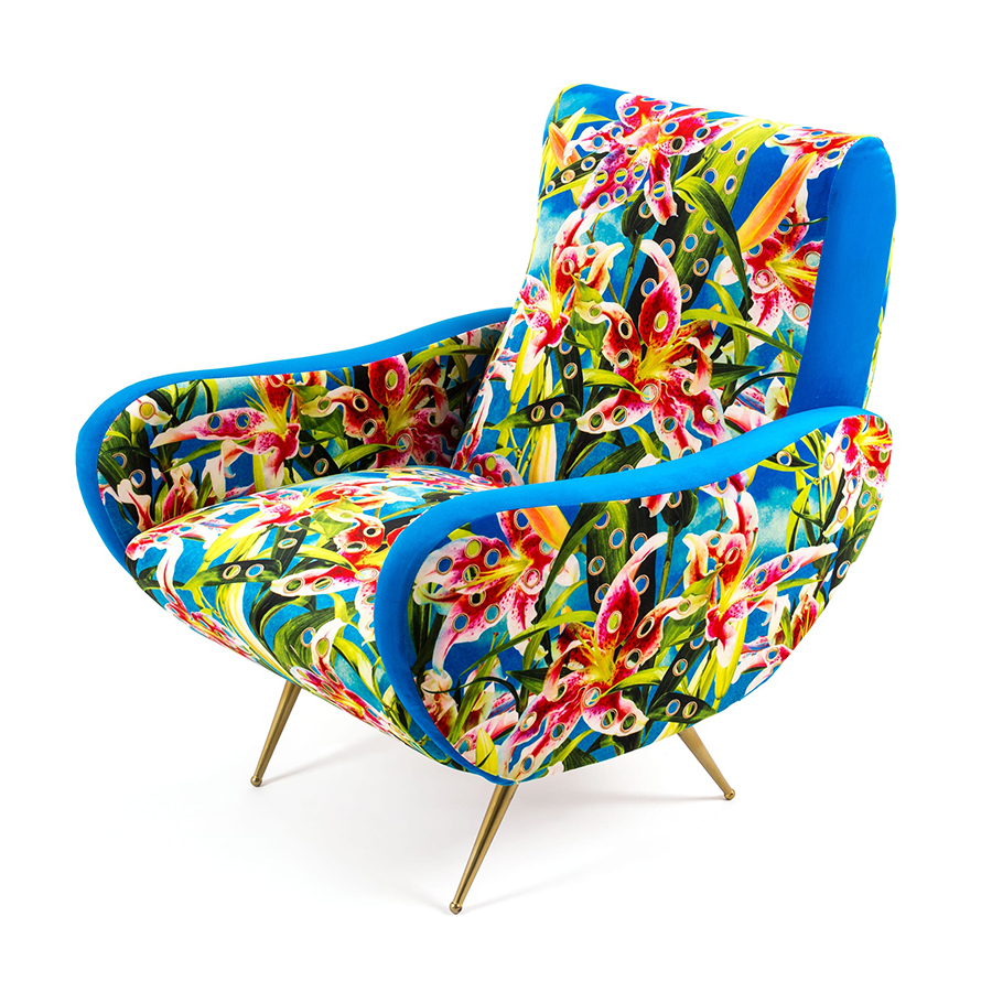 SELETTI fauteuil rembourré TOILETPAPER ARMCHAIR