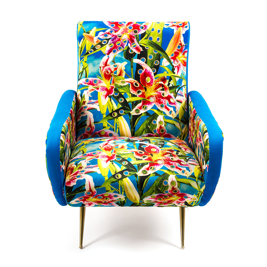 SELETTI fauteuil rembourré TOILETPAPER ARMCHAIR