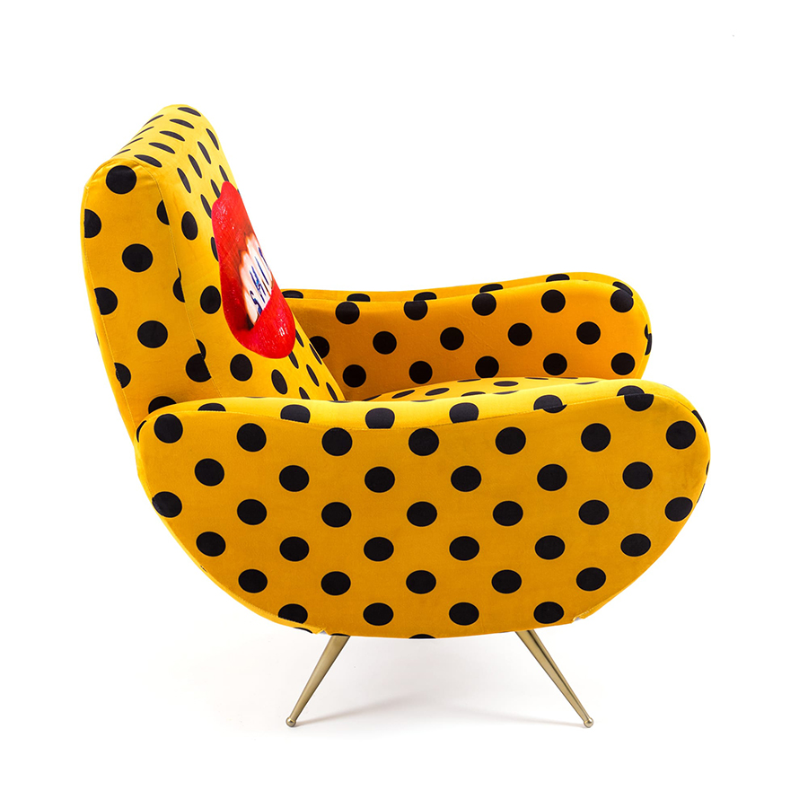 SELETTI fauteuil rembourré TOILETPAPER ARMCHAIR