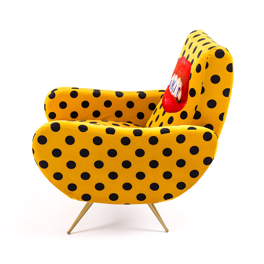 SELETTI fauteuil rembourré TOILETPAPER ARMCHAIR