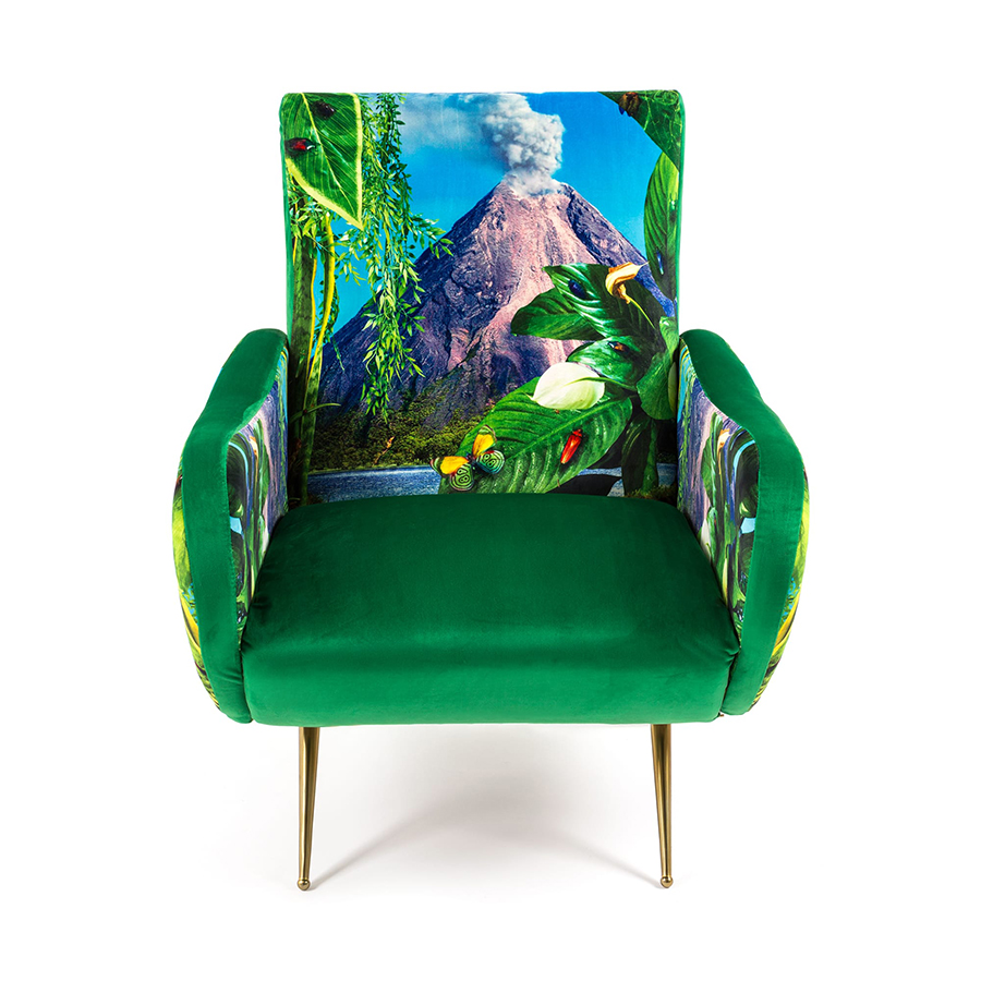 SELETTI fauteuil rembourré TOILETPAPER ARMCHAIR