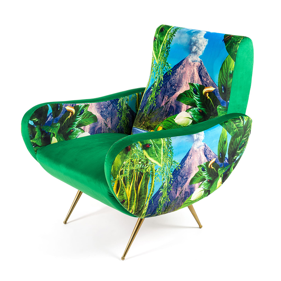 SELETTI fauteuil rembourré TOILETPAPER ARMCHAIR