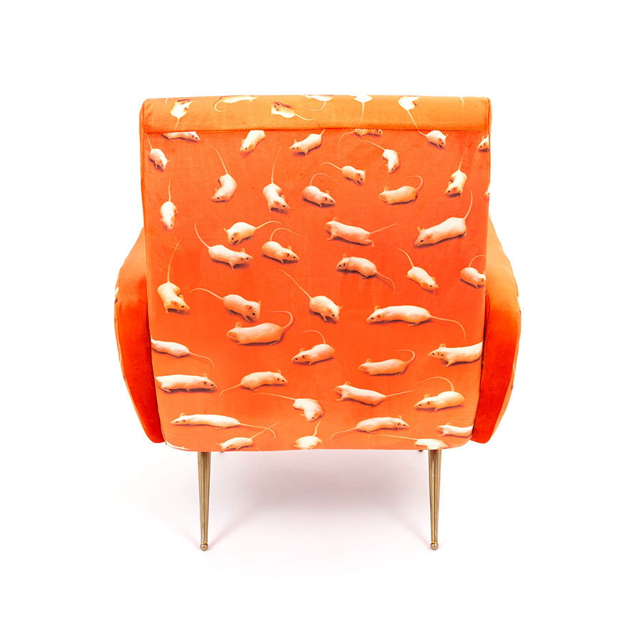 SELETTI fauteuil rembourré TOILETPAPER ARMCHAIR