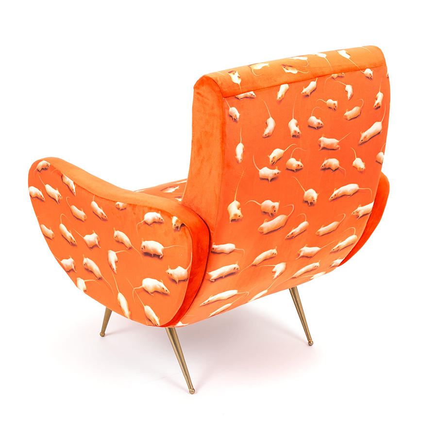 SELETTI fauteuil rembourré TOILETPAPER ARMCHAIR