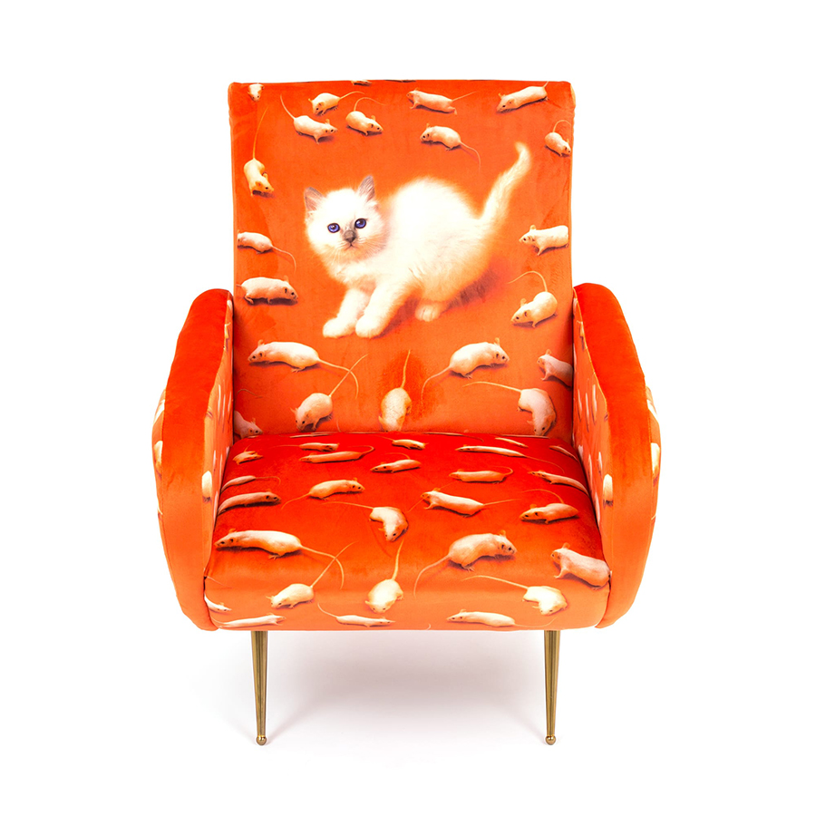 SELETTI fauteuil rembourré TOILETPAPER ARMCHAIR