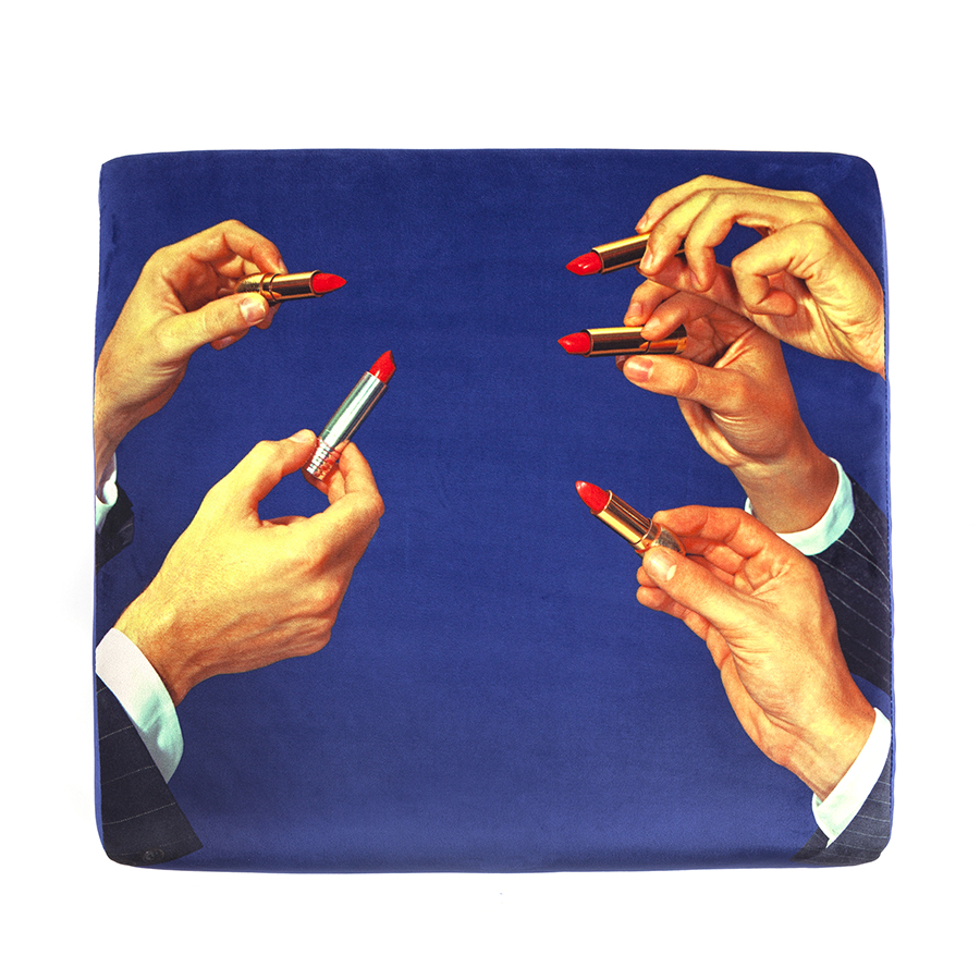 SELETTI pouf rembourré TOILETPAPER