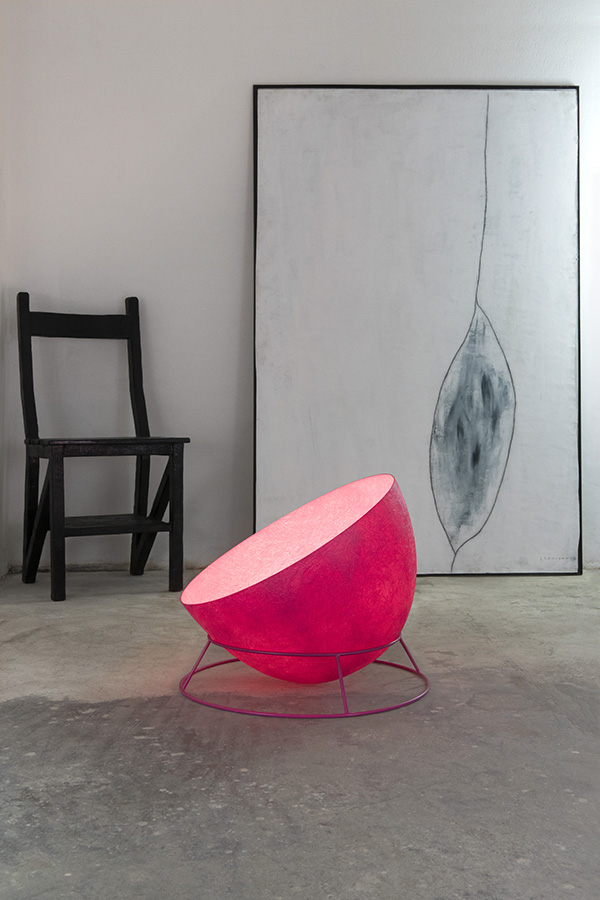IN-ES.ARTDESIGN lampadaire H2O F NEBULITE