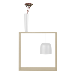 FLOS lampe de table avec vase GAKU WIRE BLANCHE