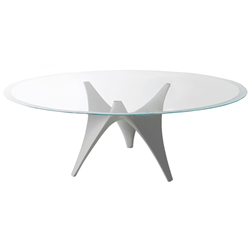 MOLTENI & C table ovale ARC 200 x 130 cm