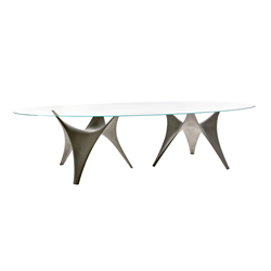 MOLTENI & C table ovale ARC 260 x 140 cm