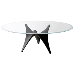 MOLTENI & C table ovale ARC 220 x 140 cm