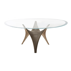 MOLTENI & C table ovale ARC 220 x 140 cm