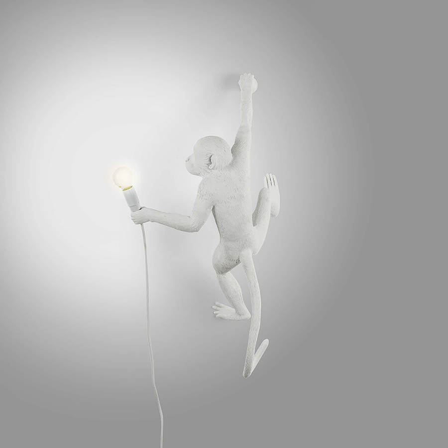 SELETTI lampe murale applique MONKEY LAMP à LED