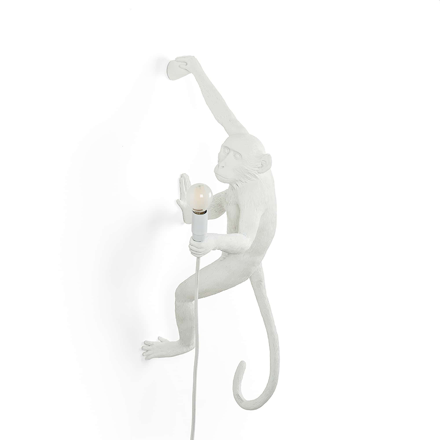 SELETTI lampe murale applique MONKEY LAMP à LED