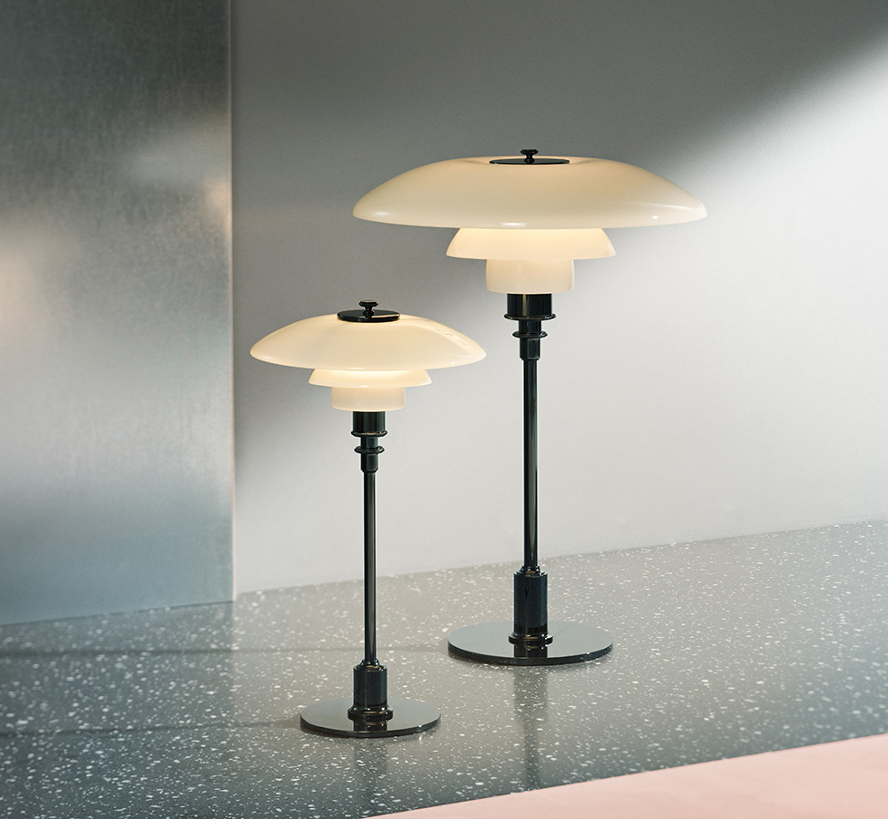 LOUIS POULSEN lampe de table PH 3 1/2 - 2 1/2 GLASS