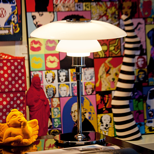 LOUIS POULSEN lampe de table PH 4 1/2 - 3 1/2 GLASS