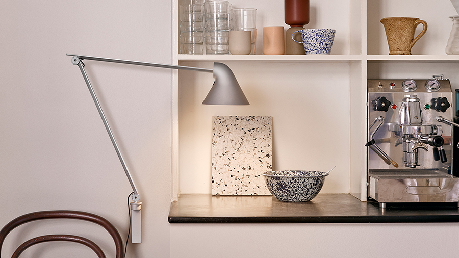 LOUIS POULSEN lampe murale applique NJP avec bras long