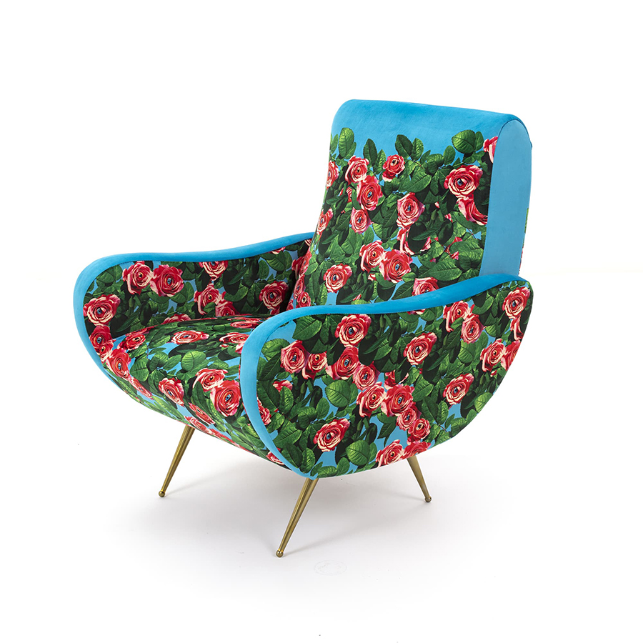 SELETTI fauteuil rembourré TOILETPAPER ARMCHAIR