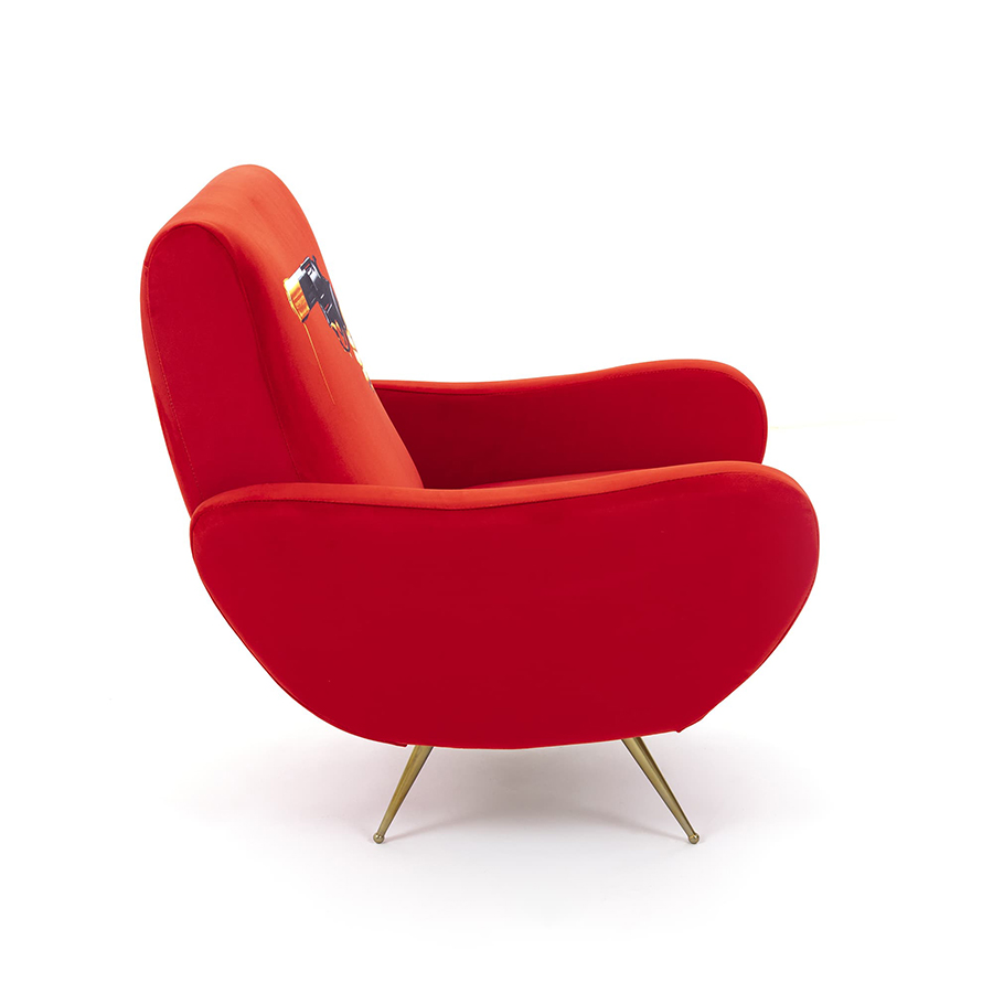 SELETTI fauteuil rembourré TOILETPAPER ARMCHAIR