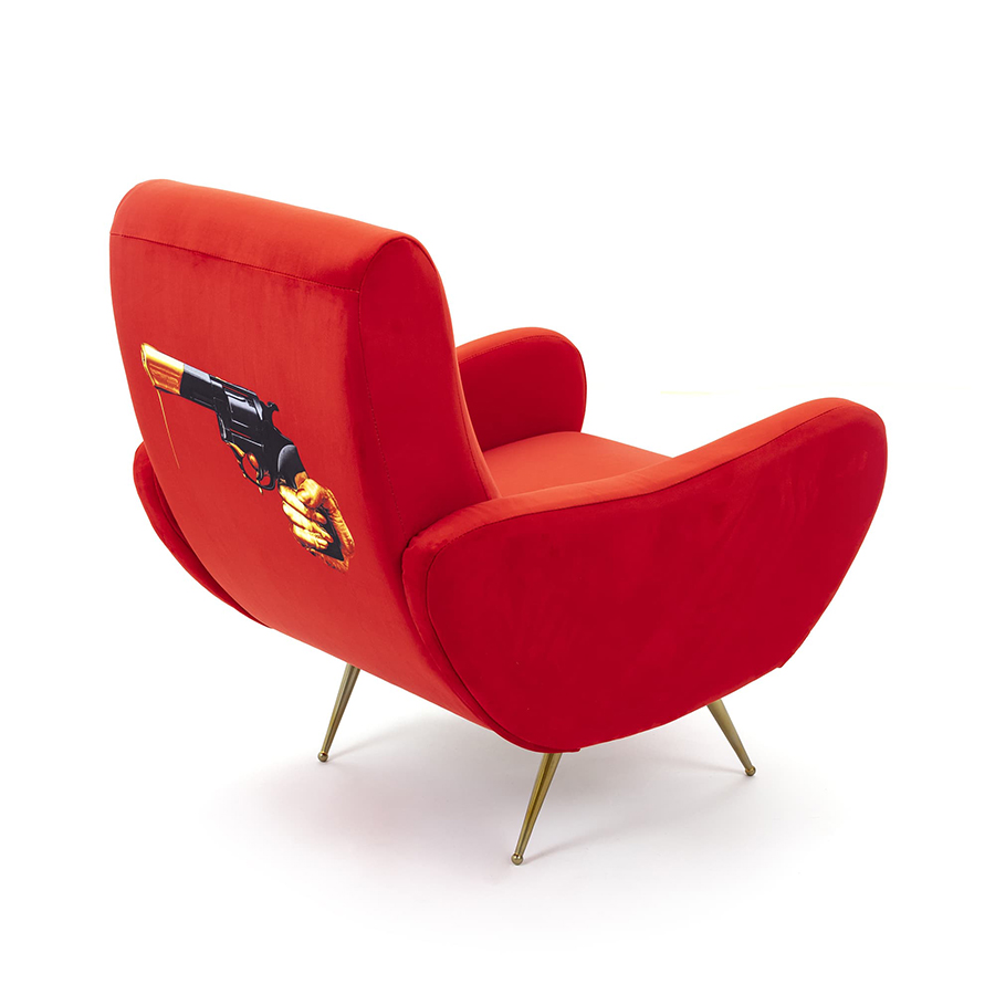 SELETTI fauteuil rembourré TOILETPAPER ARMCHAIR