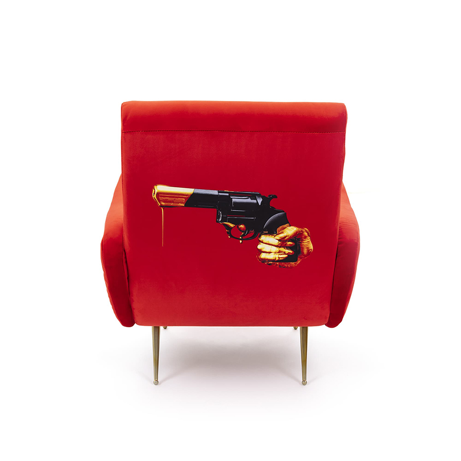 SELETTI fauteuil rembourré TOILETPAPER ARMCHAIR