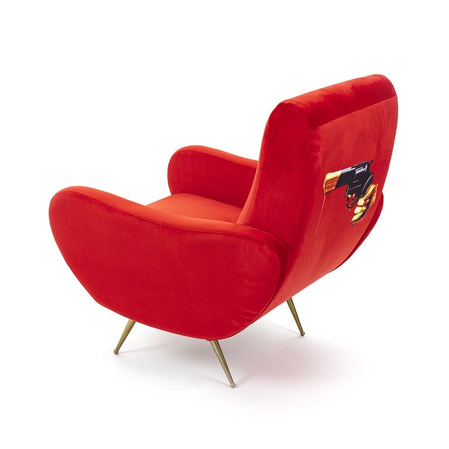 SELETTI fauteuil rembourré TOILETPAPER ARMCHAIR