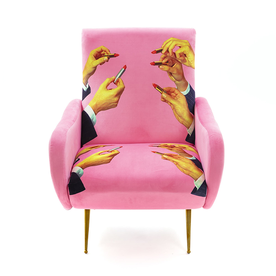 SELETTI fauteuil rembourré TOILETPAPER ARMCHAIR