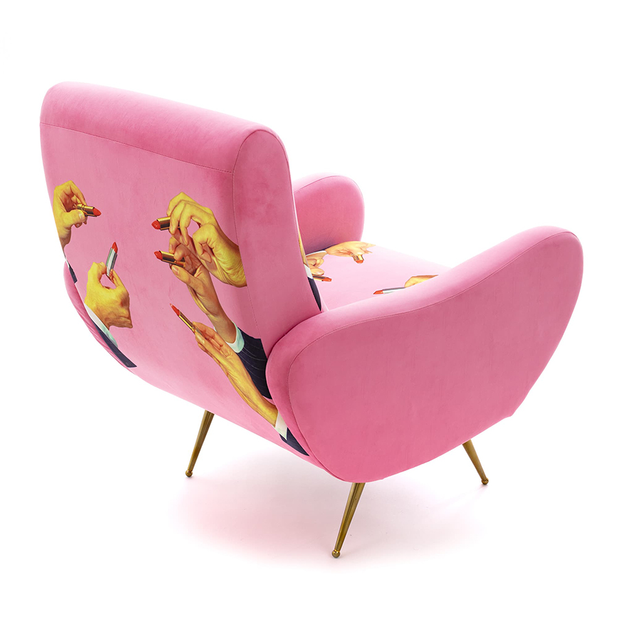 SELETTI fauteuil rembourré TOILETPAPER ARMCHAIR