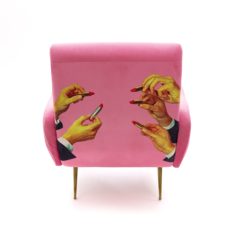 SELETTI fauteuil rembourré TOILETPAPER ARMCHAIR