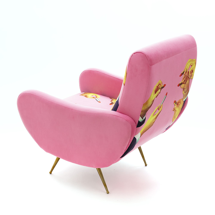 SELETTI fauteuil rembourré TOILETPAPER ARMCHAIR