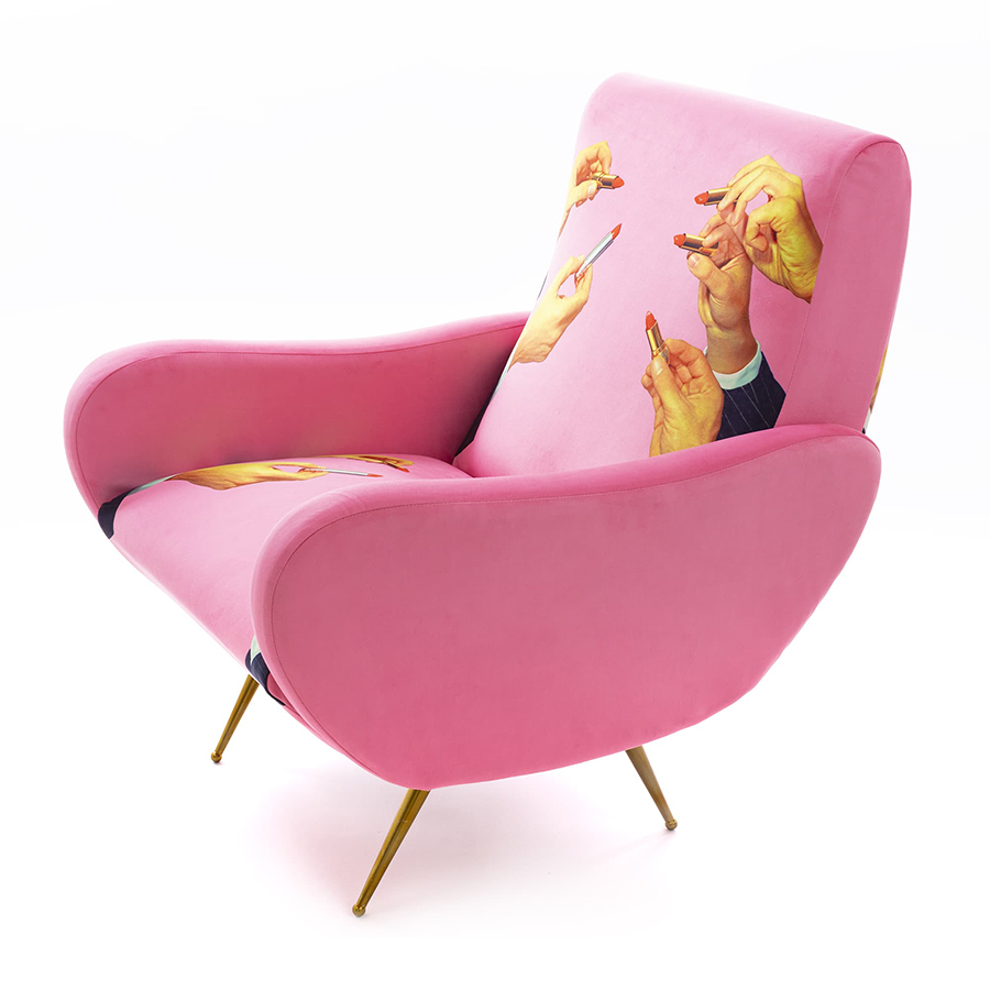 SELETTI fauteuil rembourré TOILETPAPER ARMCHAIR