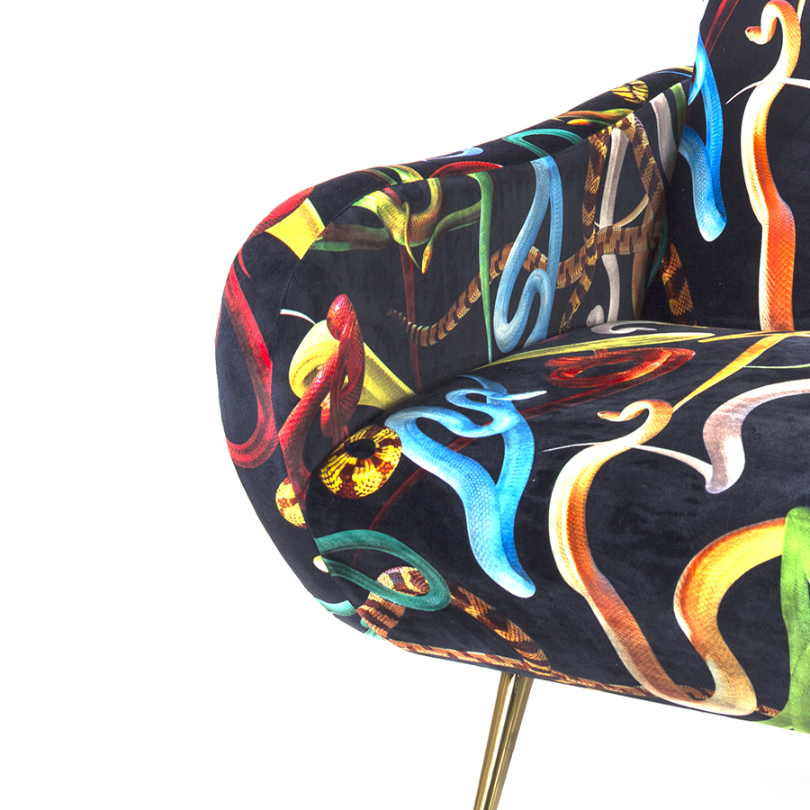 SELETTI canapé 3 places TOILETPAPER ARMCHAIR