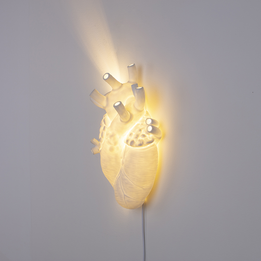 SELETTI lampe murale applique HEART LAMP
