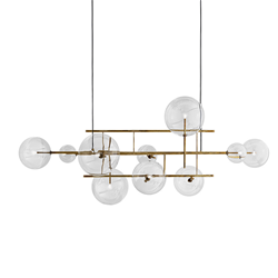GALLOTTI&RADICE lampe à suspension BOLLE ORIZZONTALE