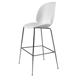 GUBI tabouret BEETLE BAR CHAIR base chrome noir