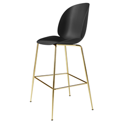 GUBI tabouret BEETLE BAR CHAIR base laiton