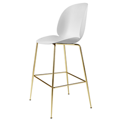 GUBI tabouret BEETLE BAR CHAIR base laiton