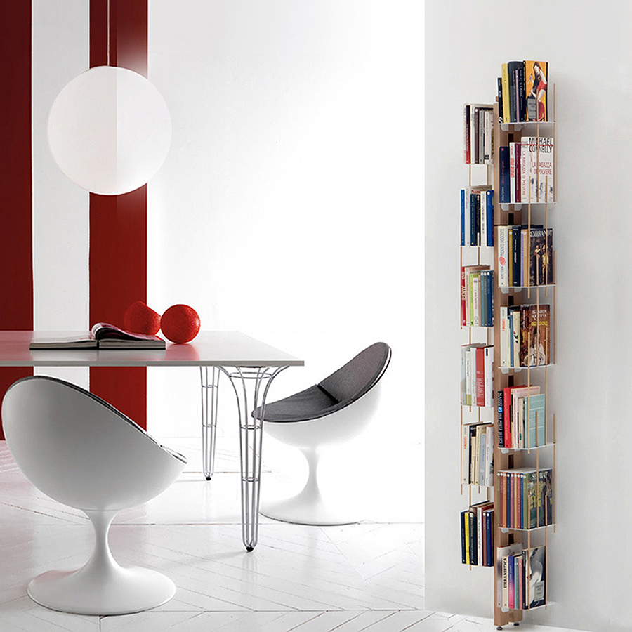 LE ZIE DI MILANO bibliothèque sur pied fixée au mur ZIA VERONICA