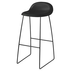 GUBI tabouret 3D BAR STOOL base luge noire